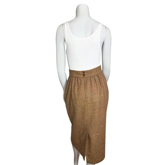 VINTAGE ELLIOT ANDREWS Tweed Midi Skirt - Picture 3 of 7